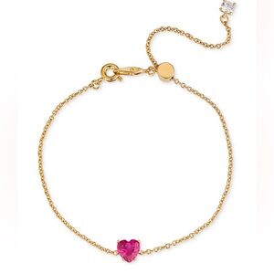 Eliot Danori Cubic Zirconia Heart Slider Bracelet